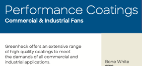 Performance Coatings for Commercial and Industrial Fans