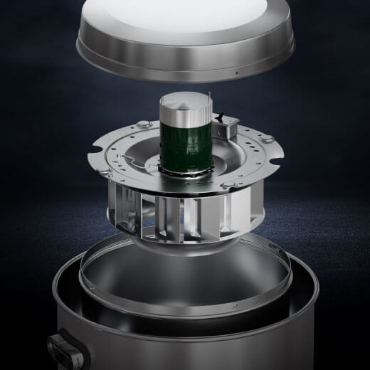 Serviceability in Upblast Exhaust Fans