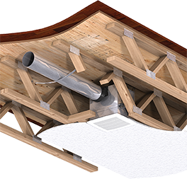 Exploring the Benefits of Factory-Installed Ceiling Radiation Damper—Bath Exhaust Fan Combination