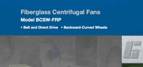 BCSW-FRP Fiberglass Centrifugal Fans