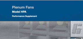 HPA Plenum Fans Performance Supplement