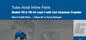 TDI, TBI-CA Level 3 Tube Axial Inline Fans