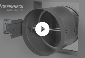 Life Safety Round Damper Installation (Model FSDR)
