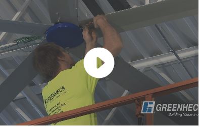 Greenheck - Overhead (HVLS) Fan Installation | Model DC-5