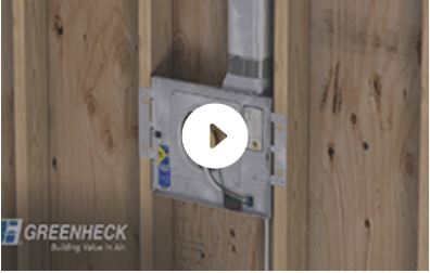 Model SP-L Bathroom Exhaust Fan Installation