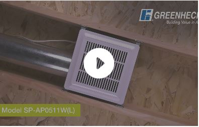 SP-AP Ceiling Exhaust Fan Installation
