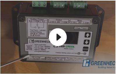 Vari-Green® - Quick Start Guide - Hand/Off/Auto (HOA) Transformer Application